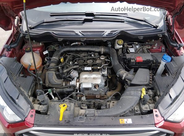 MAJ3S2GE7LC371041 2020 FORD ECOSPORT Red Rear view