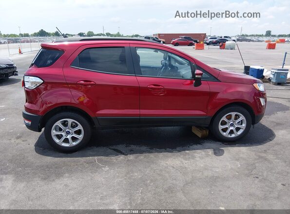 MAJ3S2GE7LC371041 2020 FORD ECOSPORT Red Instrument cluster view
