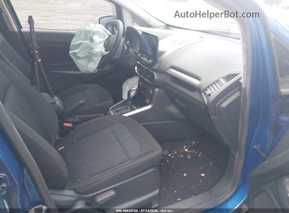 MAJ3S2GE7MC407568 2021 FORD ECOSPORT Blue Vista interior delantera