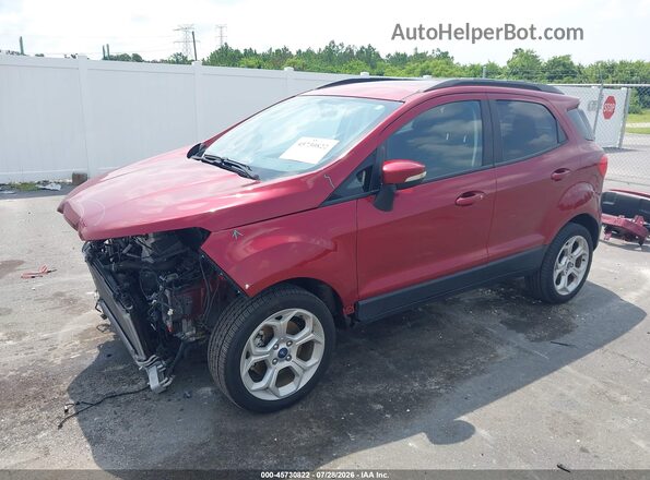 MAJ3S2GE7MC424354 2021 FORD ECOSPORT Red Vista tres cuartos delantera izquierda