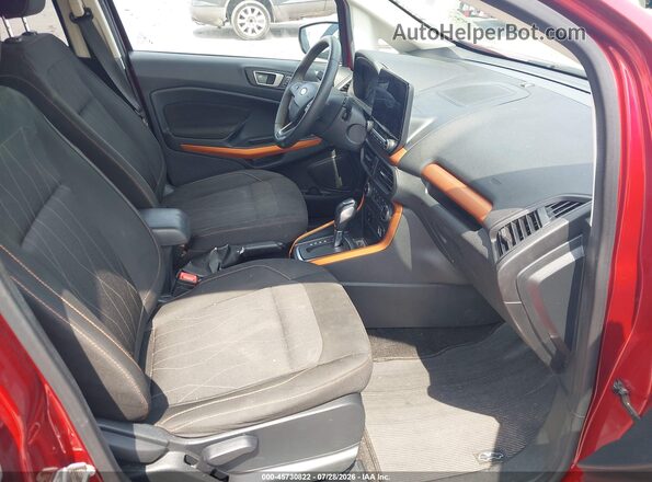MAJ3S2GE7MC424354 2021 FORD ECOSPORT Red Vista interior delantera