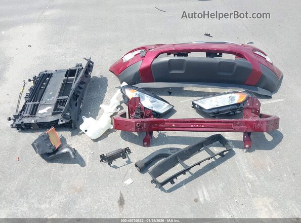 MAJ3S2GE7MC424354 2021 FORD ECOSPORT Red Vista del cuadro de instrumentos