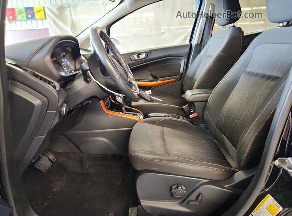 MAJ3S2GE7MC434821 2021 FORD ECOSPORT Black წინა სალონის ხედი
