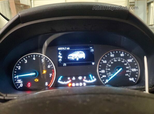 MAJ3S2GE7MC443244 2021 FORD ECOSPORT Black Vista del cuadro de instrumentos