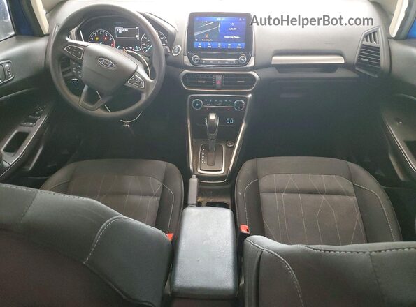 MAJ3S2GE8MC408468 2021 FORD ECOSPORT Синий Вид панели приборов