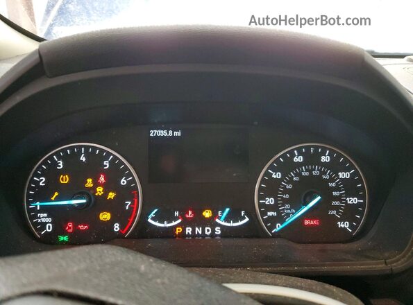 MAJ3S2GE8MC408468 2021 FORD ECOSPORT Синий Вид щитка приборов
