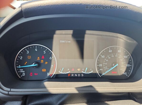MAJ3S2GE8MC431006 2021 FORD ECOSPORT Красный Вид щитка приборов