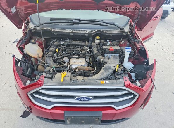 MAJ3S2GE8MC431006 2021 FORD ECOSPORT Красный Вид задней части салона