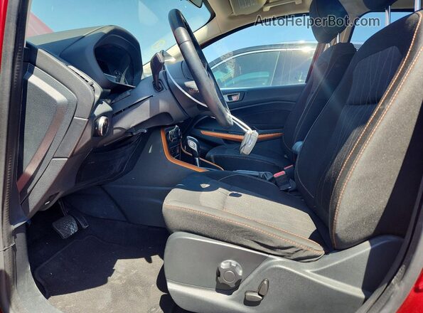 MAJ3S2GE8MC431006 2021 FORD ECOSPORT Красный Вид салона спереди