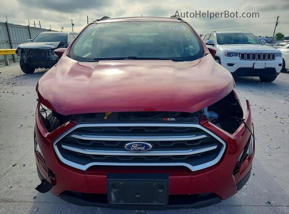 MAJ3S2GE8MC431006 2021 FORD ECOSPORT Красный Вид спереди
