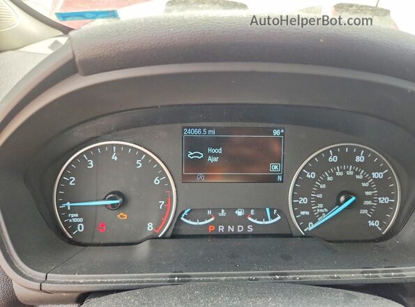 MAJ3S2GE8MC440935 2021 FORD ECOSPORT Red Widok zestawu wskaźników