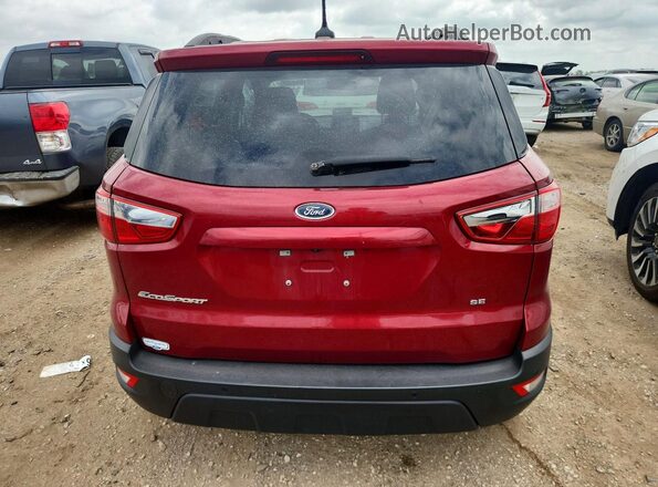MAJ3S2GE8MC440935 2021 FORD ECOSPORT Red Widok z tyłu
