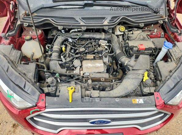 MAJ3S2GE8MC440935 2021 FORD ECOSPORT Red Widok wnętrza z tyłu
