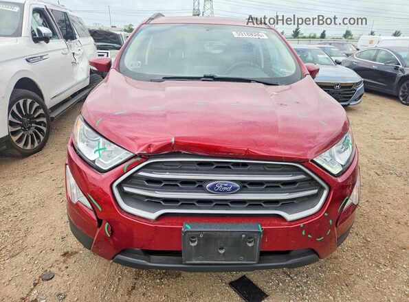 MAJ3S2GE8MC440935 2021 FORD ECOSPORT Red Widok z przodu