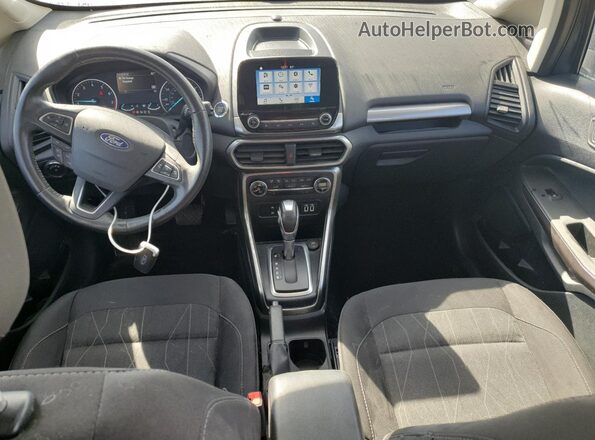 MAJ3S2GE9KC262689 2019 FORD ECOSPORT Blue Vista del salpicadero