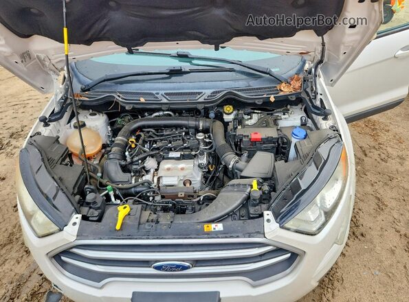 MAJ3S2GE9KC263891 2019 FORD ECOSPORT White Widok komory silnika