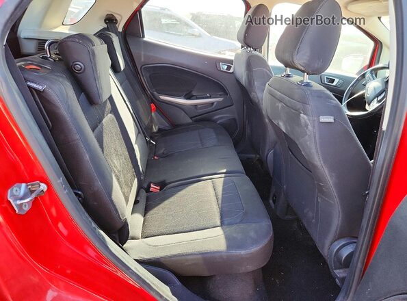 MAJ3S2GE9KC304455 2019 FORD ECOSPORT Red Vista de los asientos traseros
