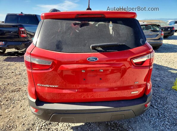 MAJ3S2GE9KC304455 2019 FORD ECOSPORT Red Vista trasera