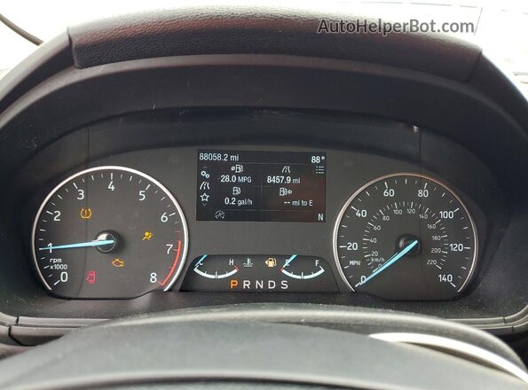 MAJ3S2GE9KC304729 2019 FORD ECOSPORT Black ხელსაწყოთა პანელის ხედი