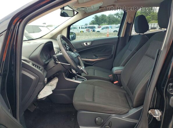 MAJ3S2GE9KC304729 2019 FORD ECOSPORT Black წინა სალონის ხედი