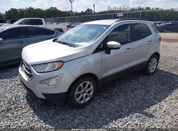 MAJ3S2GE9LC315036 2020 FORD ECOSPORT Silver წინა მარცხენა ხედი სამი მეოთხედიდან