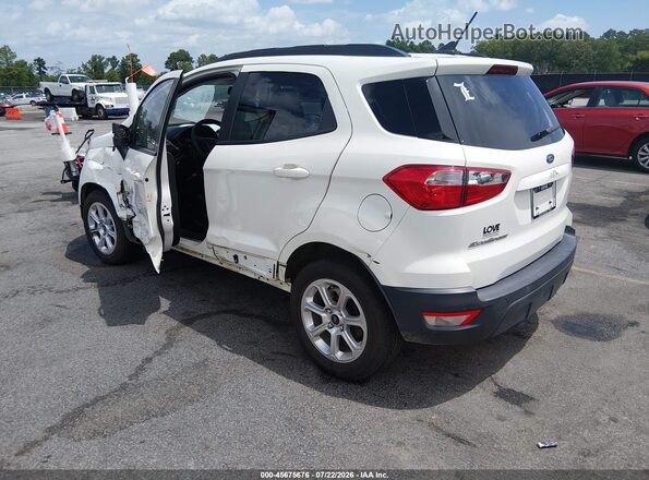 MAJ3S2GE9MC395553 2021 FORD ECOSPORT White Trasero izquierdo
