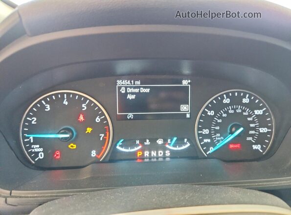 MAJ3S2GE9MC398260 2021 FORD ECOSPORT Черный Вид щитка приборов