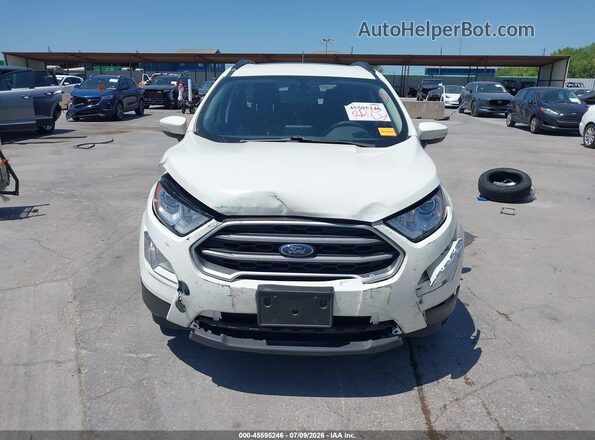 MAJ3S2GE9MC439972 2021 FORD ECOSPORT White Widok zestawu wskaźników