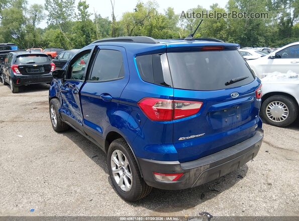 MAJ3S2GEXKC269425 2019 FORD ECOSPORT Blue Trasero izquierdo
