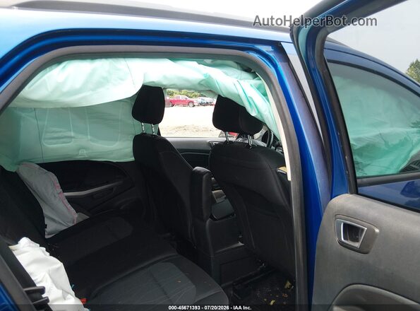 MAJ3S2GEXKC269425 2019 FORD ECOSPORT Blue Vista de la etiqueta del VIN
