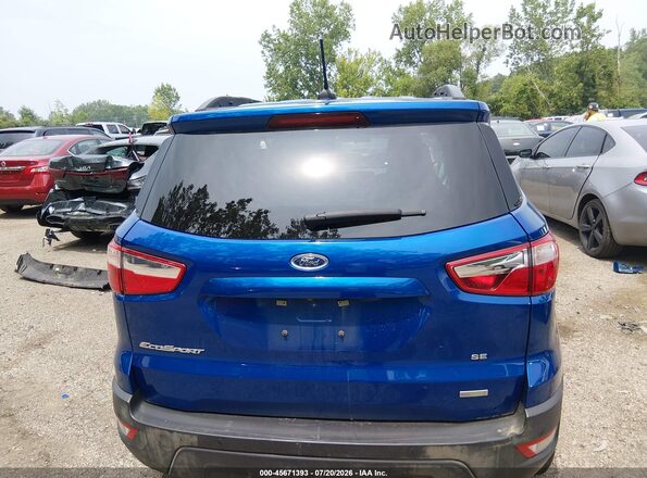 MAJ3S2GEXKC269425 2019 FORD ECOSPORT Blue 