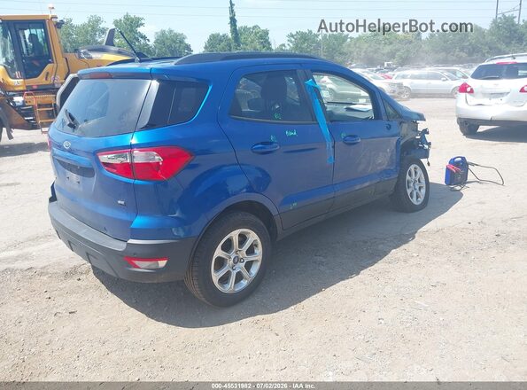 MAJ3S2GEXKC287245 2019 FORD ECOSPORT Blue Rear right
