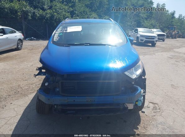 MAJ3S2GEXKC287245 2019 FORD ECOSPORT Blue Rear interior view