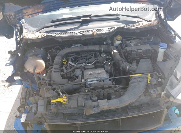 MAJ3S2GEXKC287245 2019 FORD ECOSPORT Blue Rear view