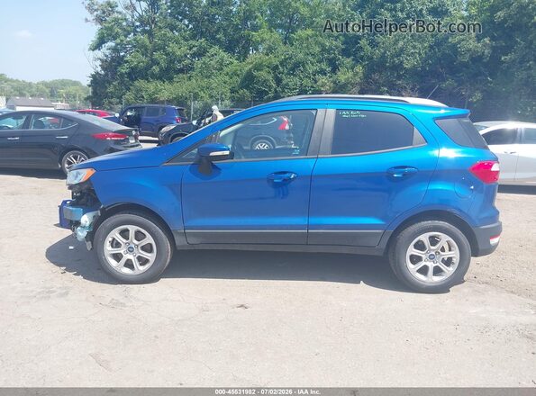 MAJ3S2GEXKC287245 2019 FORD ECOSPORT Blue 