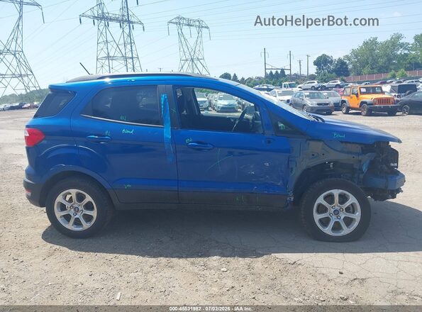 MAJ3S2GEXKC287245 2019 FORD ECOSPORT Blue 360 interior view