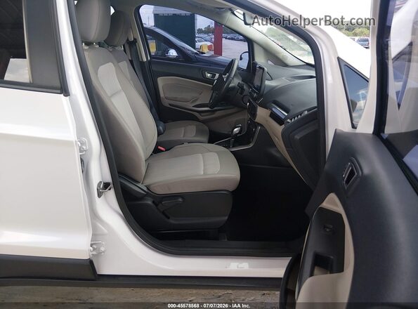 MAJ3S2GEXLC311402 2020 FORD ECOSPORT Белый Вид салона спереди