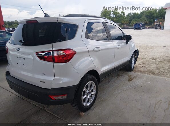 MAJ3S2GEXLC311402 2020 FORD ECOSPORT Белый Задняя правая четверть
