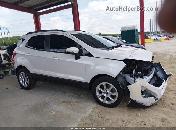 MAJ3S2GEXLC311402 2020 FORD ECOSPORT Белый Вид задней части салона
