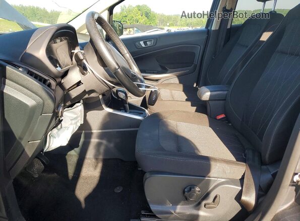 MAJ3S2GEXLC358896 2020 FORD ECOSPORT Gray Widok wnętrza z przodu