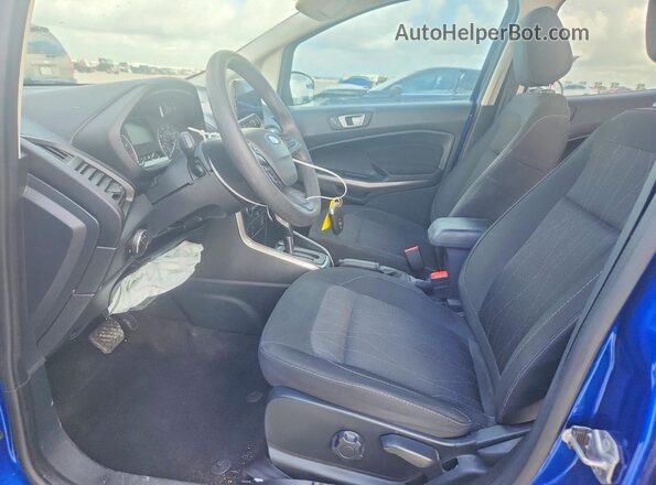 MAJ3S2GEXMC451922 2021 FORD ECOSPORT Синий Вид салона спереди