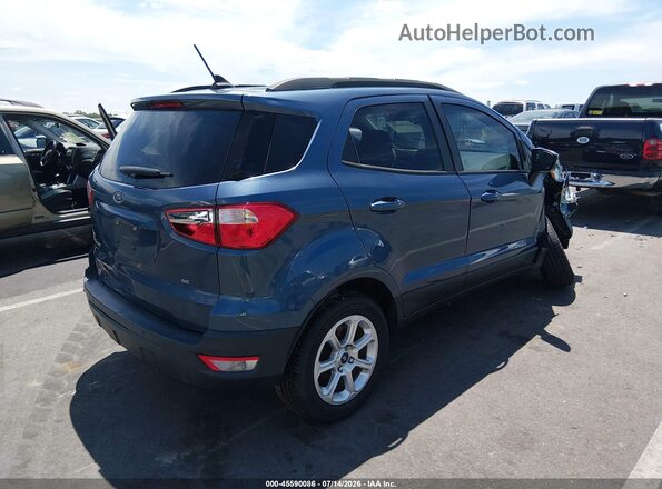 MAJ3S2GEXMC453413 2021 FORD ECOSPORT Blue Trasero derecho