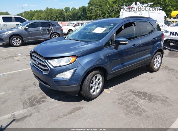 MAJ3S2GEXMC453413 2021 FORD ECOSPORT Blue Vista tres cuartos delantera izquierda