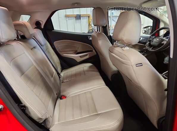 MAJ3S2KE0KC272180 2019 FORD ECOSPORT Красный Вид задней части салона