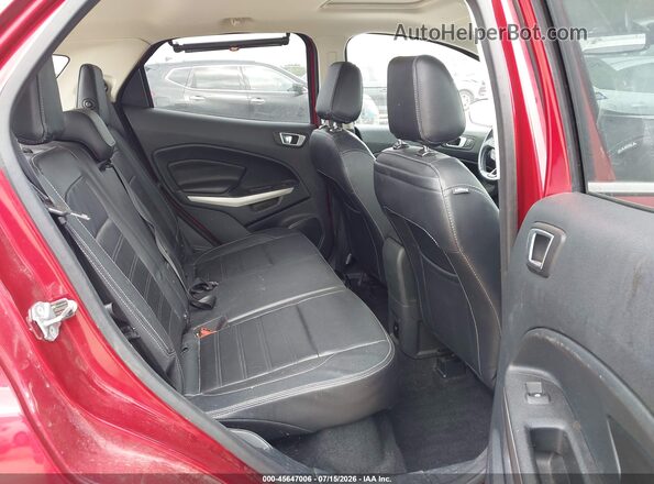 MAJ3S2KE1KC261656 2019 FORD ECOSPORT Red Вид наклейки з VIN-кодом