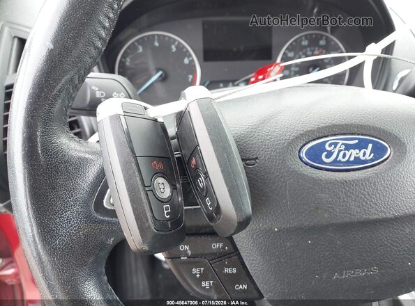 MAJ3S2KE1KC261656 2019 FORD ECOSPORT Red Вид панелі приладів