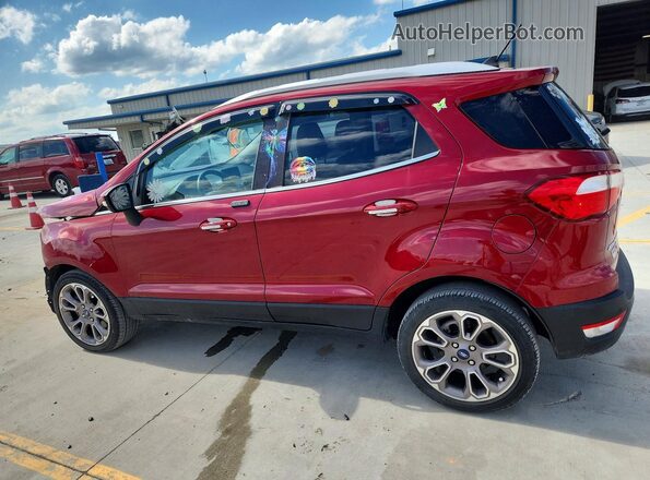 MAJ3S2KE4LC312410 2020 FORD ECOSPORT Red Tył lewy