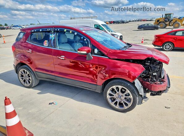 MAJ3S2KE4LC312410 2020 FORD ECOSPORT Red Przód prawy