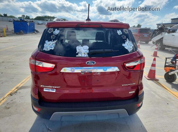 MAJ3S2KE4LC312410 2020 FORD ECOSPORT Red Widok z tyłu