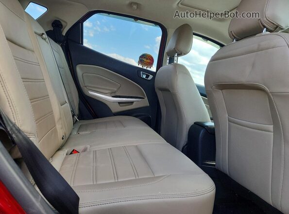 MAJ3S2KE4LC312410 2020 FORD ECOSPORT Red Widok wnętrza z tyłu